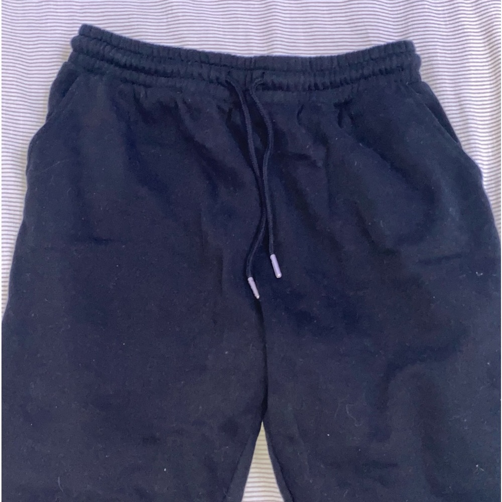 Garage black soft boyfriend sweats